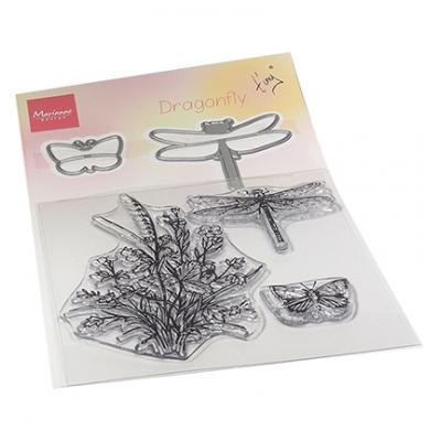 Marianne Design Clear Stamps und Dies - Tiny's Dragonfly